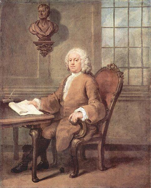 William Hogarth Portrat der Dr. Benjamin Hoaldy oil painting picture
